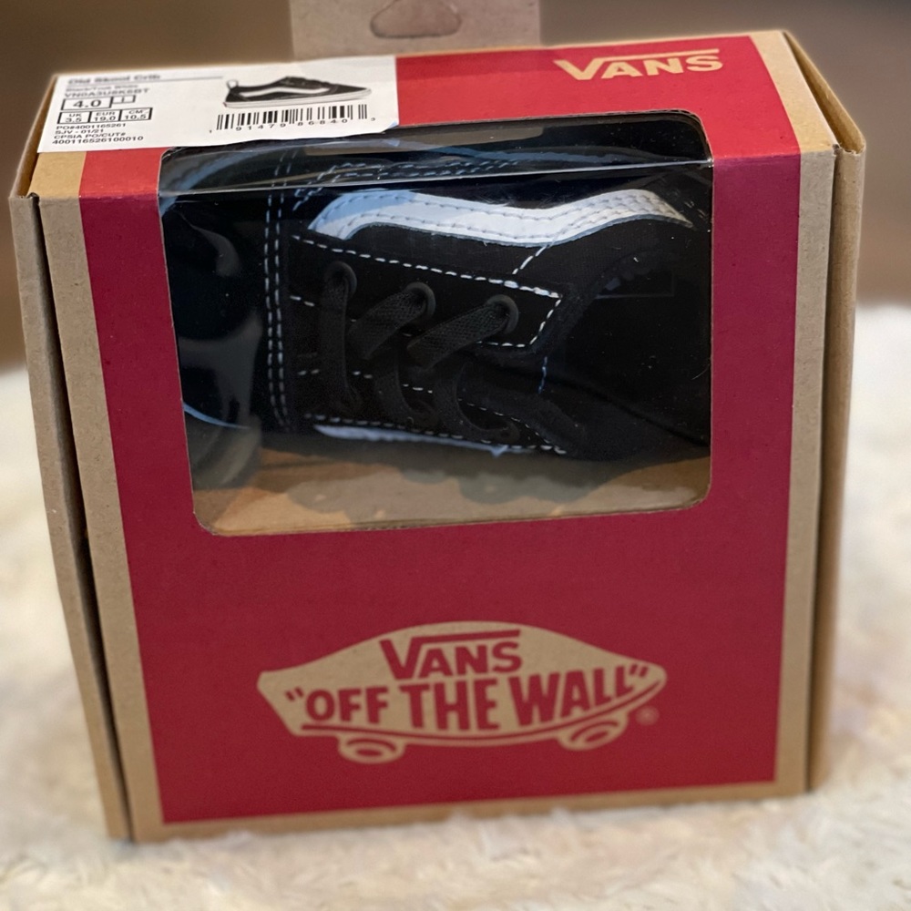 Vans Old Skool Crib Shoe size 4
